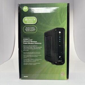 Motorola Surfboard Extreme Wireless Cable‎ Modem Gateway SBG6580